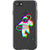 Glitch Floating Astronaut Clear Phone Case for your iPhone SE (2020/2022) exclusively at The Urban Flair