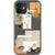 iPhone 12 Golden Scraps Collage Clear Phone Case - The Urban Flair