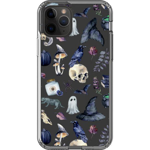 Gothic Halloween Clear Phone Case iPhone 11 Pro exclusively offered by The Urban Flair