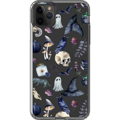 Gothic Halloween Clear Phone Case iPhone 11 Pro Max exclusively offered by The Urban Flair