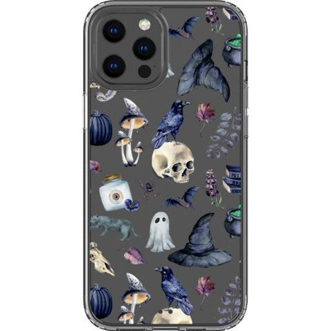 Gothic Halloween Clear Phone Case iPhone 12 Pro Max exclusively offered by The Urban Flair
