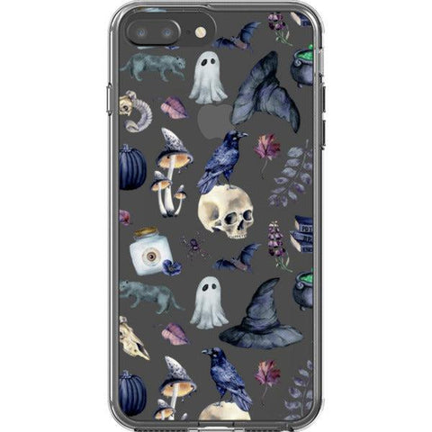 Gothic Halloween Clear Phone Case iPhone 7 Plus/8 Plus exclusively offered by The Urban Flair