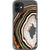 Green Agate Slice Clear Phone Case iPhone 12 Mini exclusively offered by The Urban Flair