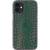 iPhone 12 Mini Green Snakeskin Clear Phone Case - The Urban Flair