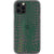 iPhone 12 Pro Green Snakeskin Clear Phone Case - The Urban Flair