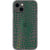 iPhone 13 Green Snakeskin Clear Phone Case - The Urban Flair