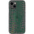 iPhone 13 Mini Green Snakeskin Clear Phone Case - The Urban Flair
