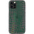 iPhone 13 Pro Green Snakeskin Clear Phone Case - The Urban Flair