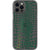 iPhone 13 Pro Max Green Snakeskin Clear Phone Case - The Urban Flair