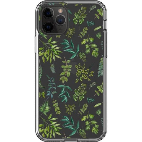 Greenery Leaves Clear Phone Case for your iPhone 11 Pro exclusively at The Urban Flair