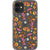 Groovy Nostalgia Clear Phone Case iPhone 12 Mini exclusively offered by The Urban Flair