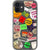 Grunge Aesthetic Stickers Clear Phone Case for your iPhone 12 exclusively at The Urban Flair
