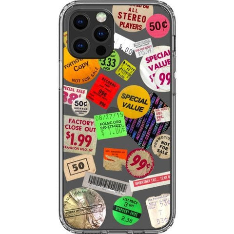 Grunge Aesthetic Stickers Clear Phone Case for your iPhone 12 Pro exclusively at The Urban Flair