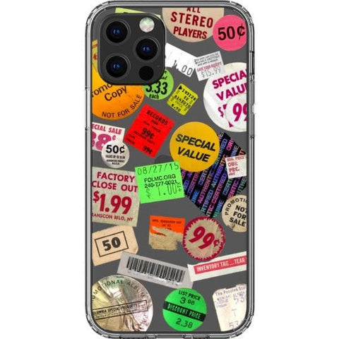 Grunge Aesthetic Stickers Clear Phone Case for your iPhone 13 Pro exclusively at The Urban Flair