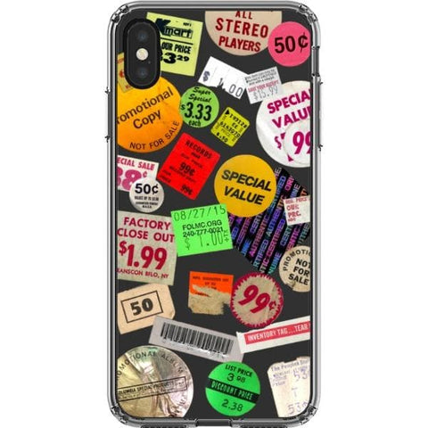 Grunge Aesthetic Stickers Clear Phone Case for your iPhone XS Max exclusively at The Urban Flair