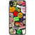 Grunge Aesthetic Stickers Clear Phone Case for your iPhone XS Max exclusively at The Urban Flair