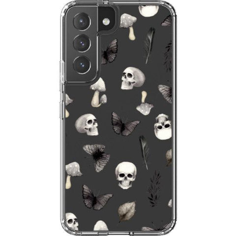 Grunge Mystic Elements Clear Phone Case for your Galaxy S22 exclusively at The Urban Flair