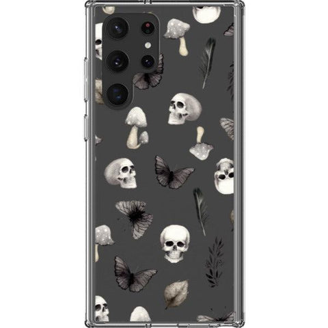 Grunge Mystic Elements Clear Phone Case for your Galaxy S22 Ultra exclusively at The Urban Flair
