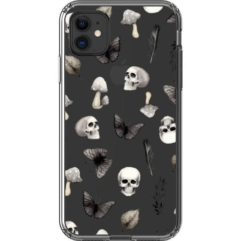 Grunge Mystic Elements Clear Phone Case for your iPhone 11 exclusively at The Urban Flair