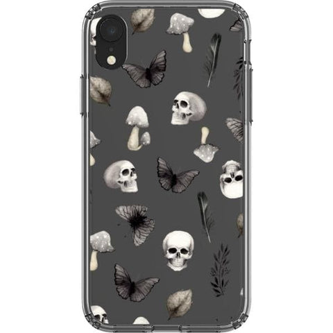 Grunge Mystic Elements Clear Phone Case for your iPhone XR exclusively at The Urban Flair