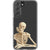 Grunge Skeleton Clear Phone Case for your Galaxy S22 exclusively at The Urban Flair
