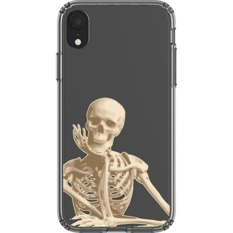 Grunge Skeleton Clear Phone Case for your iPhone XS Max exclusively at The Urban Flair
