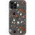 iPhone 12 Pro Halloween Doodles Clear Phone Case - The Urban Flair