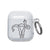 Middle Finger Uterus Clear Airpods Case
