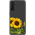 Galaxy S21 Isolated Sunflowers Clear Phone Case - The Urban Flair