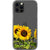 iPhone 12 Pro Isolated Sunflowers Clear Phone Case - The Urban Flair