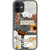 iPhone 12 Just Be Happy Aesthetic Collage Clear Phone Case - The Urban Flair