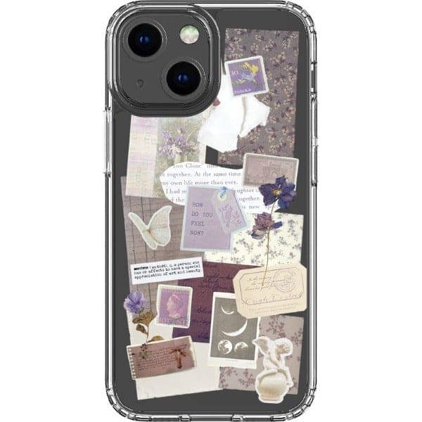 Aesthetic Iphone 12 Mini Case Clear With Design Spring Aesthetic