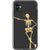 iPhone 11 Leaning Skeleton Grunge Clear Phone Case - The Urban Flair
