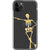 iPhone 11 Pro Leaning Skeleton Grunge Clear Phone Case - The Urban Flair