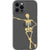 iPhone 12 Pro Max Leaning Skeleton Grunge Clear Phone Case - The Urban Flair