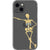 iPhone 13 Leaning Skeleton Grunge Clear Phone Case - The Urban Flair