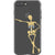 iPhone 7 Plus/8 Plus Leaning Skeleton Grunge Clear Phone Case - The Urban Flair