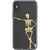 iPhone X/XS Leaning Skeleton Grunge Clear Phone Case - The Urban Flair