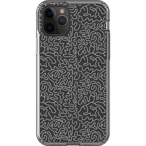 Line Art Doodles Clear Phone Case for your iPhone 11 Pro exclusively at The Urban Flair