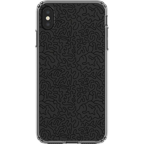 Line Art Doodles Clear Phone Case for your iPhone XS Max exclusively at The Urban Flair