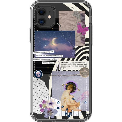 Manifest Collage Clear Phone Case iPhone 11 exclusively offered by The Urban Flair