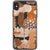 Messy Orange Watercolor Shapes Clear Phone Case iPhone XS Max exclusively offered by The Urban Flair