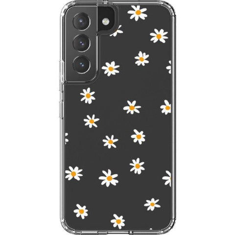 Minimal Daisy Clear Clear Phone Case Galaxy S22 exclusively offered by The Urban Flair