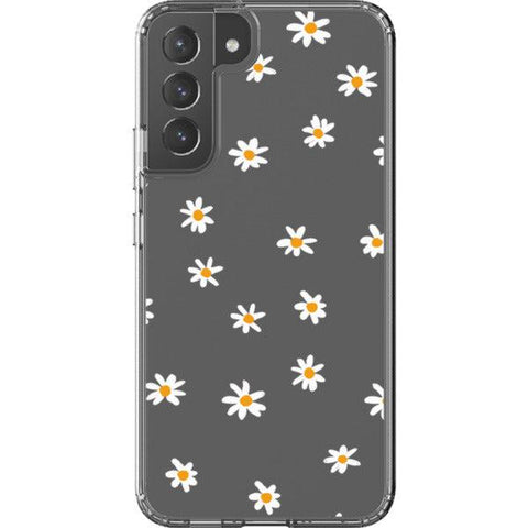 Minimal Daisy Clear Clear Phone Case Galaxy S22 Plus exclusively offered by The Urban Flair