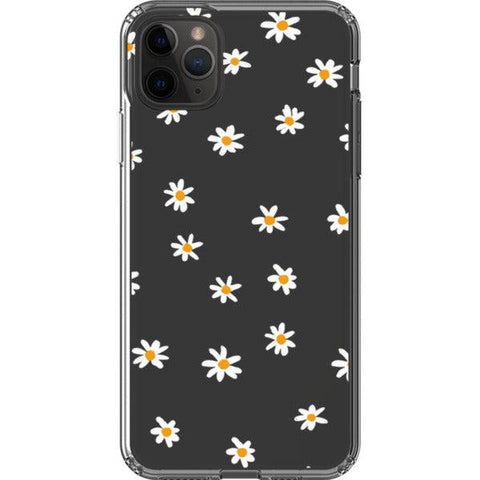 Minimal Daisy Clear Clear Phone Case iPhone 11 Pro Max exclusively offered by The Urban Flair
