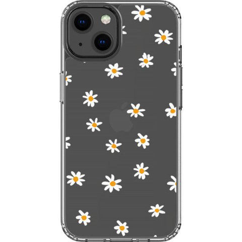 Minimal Daisy Clear Clear Phone Case iPhone 13 exclusively offered by The Urban Flair