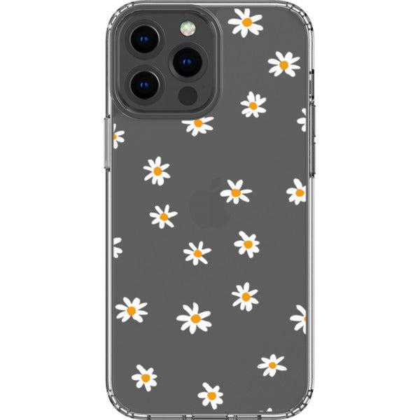 Minimal Daisy Clear Clear Phone Case