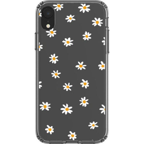 Minimal Daisy Clear Clear Phone Case iPhone XR exclusively offered by The Urban Flair