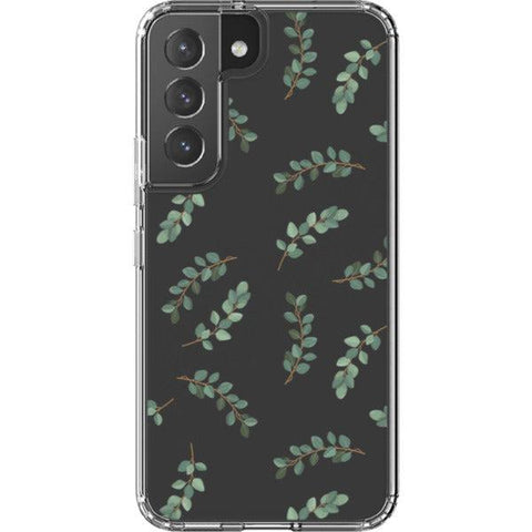 Minimal Eucalyptus Branches Clear Phone Case for your Galaxy S22 exclusively at The Urban Flair