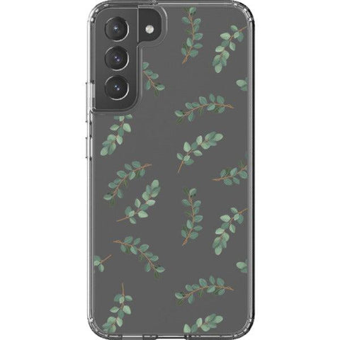 Minimal Eucalyptus Branches Clear Phone Case for your Galaxy S22 Plus exclusively at The Urban Flair
